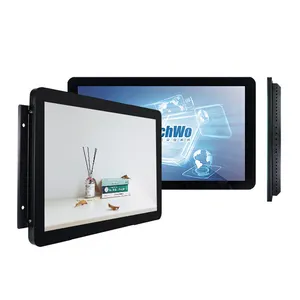 TouchWo 터치 솔루션 디스플레이 소형 12 156 17 19 24 인치 터치 스크린 해상도 오픈 프레임 용량 성 터치 LCD 모니터