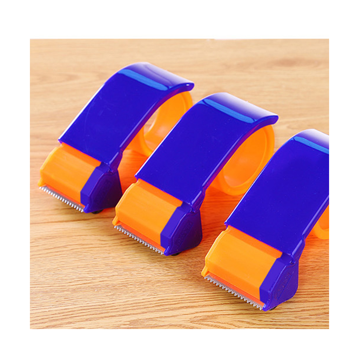 Портативный Классический диспенсер для клейкой ленты, пластиковая металлическая упаковочная лента