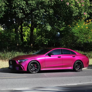 Film PVC moulé pour voiture <span class=keywords><strong>Star</strong></span> Ruby Red Autocollant de voiture extensible sans bulles Folie pour emballage de voiture - Product Image 1