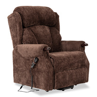 Fauteuil de massage pneumatique inclinable avec télécommande, double moteur OKIN, fonction chauffante et design écologique pour personnes âgées – Vente directe usine