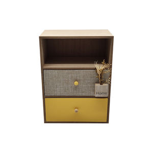 Tiroir de rangement de <span class=keywords><strong>bureau</strong></span>, <span class=keywords><strong>commode</strong></span> de Table, boîte de rangement empilable <span class=keywords><strong>en</strong></span> bois avec tiroir <span class=keywords><strong>2</strong></span> marron - Product Image 1