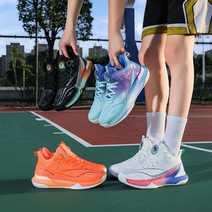 Fabricant de créateur Dernières personnalisées Nouvelles chaussures de sport antidérapantes pour l'extérieur Baskets à la mode Chaussures de <span class=keywords><strong>basket</strong></span>-ball d'occasion bon marché - Product Image 3