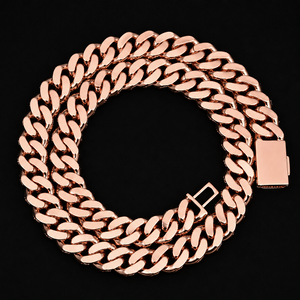 Black Iced Out Luxury Hip Hop Unisex <b>Statement</b> Tennis Chain <b>Necklace</b> 18K Gold Plated Gift - Product Image 2