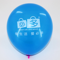 Ballon gonflable à l'hélium bleu personnalisé avec logo imprimé, prix d'usine