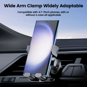 <span class=keywords><strong>Support</strong></span> de téléphone de voiture Toocki Stable Air Vent Rotation à 360 ° <span class=keywords><strong>Support</strong></span> de serrage automatique pour téléphones de 4.7 à 7 pouces pendant la conduite - Product Image 5