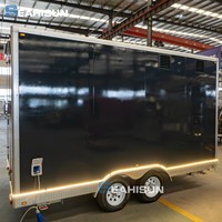 Maßgeschneiderter Imbisswagen für Snacks, Kaffee, Straßenrestaurants und BBQ - Voll Ausgestatteter Food Truck mit Fritteuse für Pommes, Burger und Pizza
