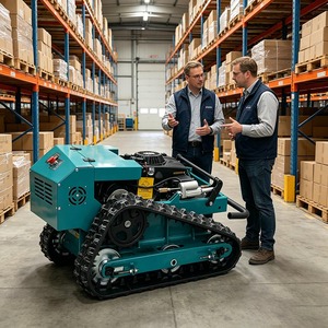 Cortadora de Césped Inteligente Autopropulsada con Motor de <span class=keywords><strong>Gasolina</strong></span> de 4 Tiempos, Control Remoto, Industrial, Económica y de Calidad - Product Image 4