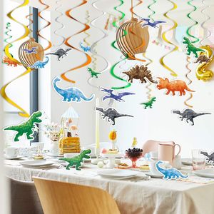 Kit per Festa di Compleanno a Tema Dinosauri con Decorazioni Jungle Dino e Striscione Personalizzato per il Primo Compleanno dei Ragazzi - Product Image 5