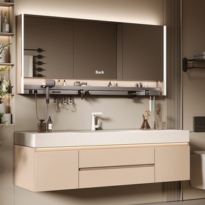 Bộ tủ phòng tắm thông minh-Chậu rửa phòng tắm đơn giản và hiện đại - Product Image 5