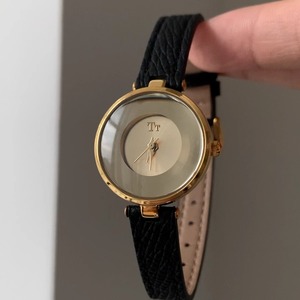 Reloj de Cuarzo Vintage <span class=keywords><strong>Mirad</strong></span> Marrón, Ambiente Otoño/Invierno, Espejo Cielo, Moda de Lujo, Reloj de Cuero Genuino, Reloj de Mujer Diosa - Product Image 1