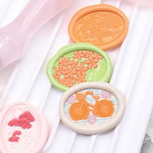 植物建築部門の楕円形ワックスシールスタンプレトロシーリングワックススタンプヘッド - Product Image 6