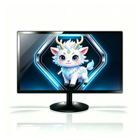 Moniteur LED KAIWO de remplacement, 21,5 pouces, 1080p, dalle TFT TN, 60 Hz, noir, série professionnelle, entrées VGA, support VESA 75x75 mm, 3,6 ms