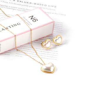 Ason Conjuntos de Joyería en Oferta, Acero Inoxidable 18k Chapado en Oro, Conjuntos de Joyería para Mujer para Bodas y Fiestas - Product Image 5