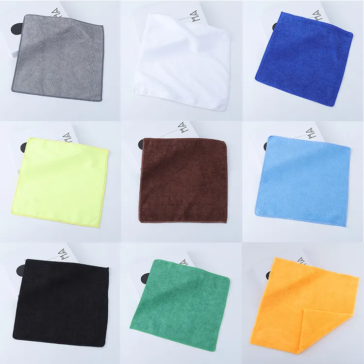 50 Pack Assorted Multi Color Reusable And Lint-free Microfiber Rag ...