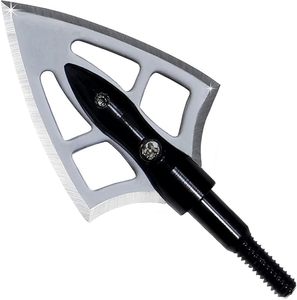 Punte per Frecce da <span class=keywords><strong>Caccia</strong></span> Arrowhead 125 Grani, Nere, in Acciaio Inox 7075+, TT0001 Cina, per Frecce da Arco Outdoor - Product Image 1
