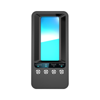 Détecteur de mini-caméras cachées noir KD15 avec aimant puissant, filtre de lentille, alarme sonore et vibratoire pour la sécurité domestique
