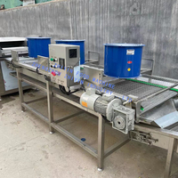 Aardappel Frietjes Groente Wassen Blancheren Uitdrogen Gebakken Voedsel Ontvetten Lijn Luchtdroogmachine Motor 304 RVS
