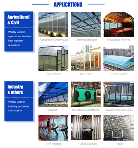 <span class=keywords><strong>Plaque</strong></span> <span class=keywords><strong>de</strong></span> <span class=keywords><strong>polycarbonate</strong></span> vierge au design moderne avec haute transmission <span class=keywords><strong>de</strong></span> la lumière Feuille <span class=keywords><strong>de</strong></span> <span class=keywords><strong>couverture</strong></span> <span class=keywords><strong>de</strong></span> toit <span class=keywords><strong>de</strong></span> 10mm pour entrepôts - Product Image 3