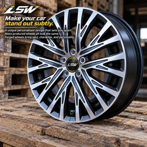 Rines LSW de 21 Pulgadas para Auto, Forjados, en Negro Brillante con Acabado Mecanizado, Rines de Aleación de 18, 19 y 22 Pulgadas, Repuestos de Lujo para BMW - Product Image 1