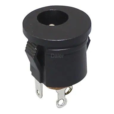 Daiertek 2.1 X 5.5MM DC-022 DC Jack Female Connector 6V 9V 12V DC Barrel Jack Panel Mount Red Black White DC Power Jack