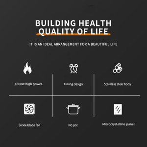 Cocina de inducción <span class=keywords><strong>eléctrica</strong></span> de un solo quemador de plástico de alta calidad con puerta giratoria para uso doméstico y hotelero - Product Image 6