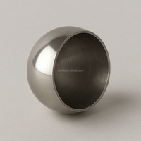 Boules creuses en acier inoxydable poli AISI316 standard de 300 mm, grandes boules miroir pour la décoration de jardin