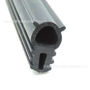 แถบยางซีล EPDM ผลิตตามสั่งสำหรับประตูตู้เย็น ทนทานต่อสภาพอากาศ อะไหล่ที่ไม่ได้มาตรฐาน เกรดสำหรับการอัดรีด - Product Image 2