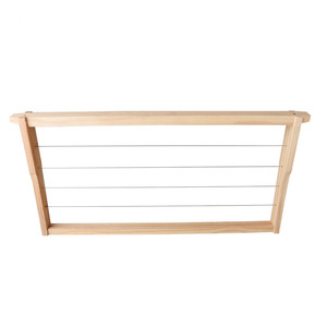 Marcos de Madera para Colmenas - Compatibles con Colmenas Dadant y US Langstroth |   Ensamblado con alambre de hierro, se proporciona muestra gratuita - Product Image 1