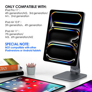 Support de tablette de bureau pliable magnétique en alliage d'aluminium réglable 360 pour <span class=keywords><strong>iPad</strong></span> Pro 11 pouces (M2) - Product Image 5