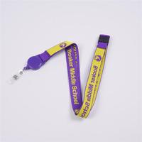 CH Wholesale Sublimation Printing Polyester Lanyards With Logo Custom Certification Keychain OEM ODM ECO Promotion Event Gifts