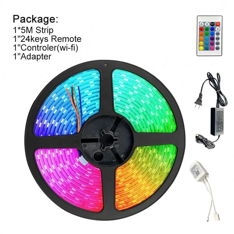 24 키 SMD IR 원격 컨트롤러 5050 RGB LED 스트립 빛 LED 스트라이프 //