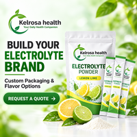 Sachets de poudre d'électrolytes personnalisables OEM – Complément d'hydratation et de soutien musculaire pour le fitness – Mélange de boisson électrolytique