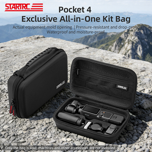 STARTRC Osmo Pocket <span class=keywords><strong>4</strong></span> Sac de rangement tout-en-un en PU moulé, accessoires portables populaires pour Osmo Pocket <span class=keywords><strong>3</strong></span> - Product Image 1