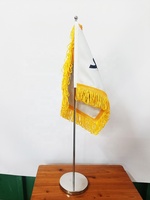 Drapeaux de table internationaux de petite taille pour bureaux, drapeaux de pays du monde entier avec supports pour décorations de bureau, usine de drapeaux en Chine
