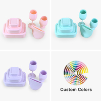 Silicone Bento Box Snack Container Combo Idéal Pique-Nique Travail Voyage Essentiel
