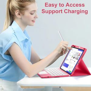 Étui clavier sans fil avec fente pour stylet et rétroéclairage tactile pour iPad 11 2025, Air 13, Pro 10e et 11e génération - Product Image 5
