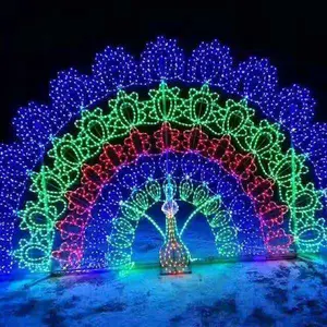 2022 Chinese New Year Lantern Festival Fantasy Lantern Festival Parks Shopping Malls Peacock Attractions Lights