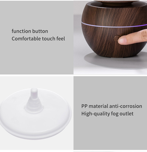 Humidificateur portable en bois pour usage domestique, diffuseur d'huile essentielle, 200ml - Product Image 5