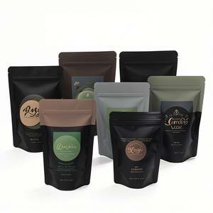 Custom Printed Black Mylar <b>Bags</b> 3.5g 7g 14g 28g Moisture Odor Proof Reusable Aluminum Foil Stand-up Pouch Zipper Chewing Gum - Product Image 6