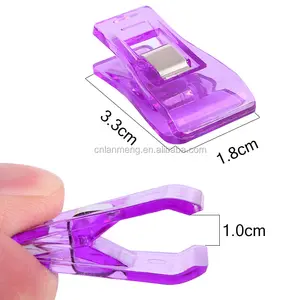 h igh Quality Multicolor Binding Plastic Sewing Clips Patchwork Sewing Accessory DIY Crafts Clips wholesale