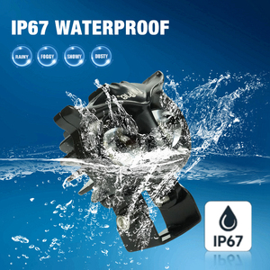 Faro a LED HJG Design Speciale a Forma di <span class=keywords><strong>Gufo</strong></span> Bicolore 20W per Moto e Fuoristrada - Product Image 1