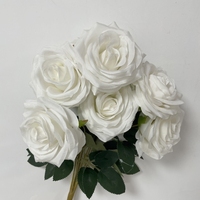 YOPIN-821 Nouveau design de roses artificielles, bouquet de fleurs de roses pour la décoration murale