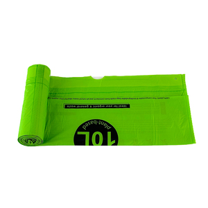 Bột bắp làm phân hủy sinh học cao nhà bếp màu Dây Rút Nhựa túi rác với logo - Product Image 2