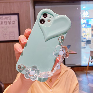 Étui de téléphone portable <span class=keywords><strong>Google</strong></span> Pixel 4a, housse à motif de cœur robuste, antichoc, produits pour Bracelet en chaîne - Product Image 4