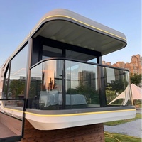 Maison capsule spatiale de luxe Volferda V9, 2 chambres, villa préfabriquée mobile en acier pour hôtel et complexe hôtelier