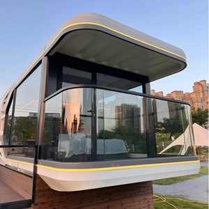 <span class=keywords><strong>Maison</strong></span> capsule spatiale de luxe Volferda V9, 2 chambres, villa préfabriquée mobile en acier pour hôtel et complexe hôtelier - Product Image 3