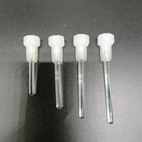 Bâtonnets en verre octogonaux de 3 ml, 6 ml, 10 ml, 12 ml, bâtonnets d'insertion en verre pour flacons d'huiles essentielles, accessoires