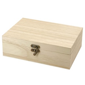 Caja de Almacenamiento de Madera de Paulownia, Rectangular, Apilable, para Regalos y Manualidades, Grosor Personalizable, Caja de Madera Maciza - Product Image 4