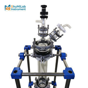 Cam kromatografi kolonu Lab borosilikat 3.3 çerçeve ile cam kromatografik sütun - Product Image 2