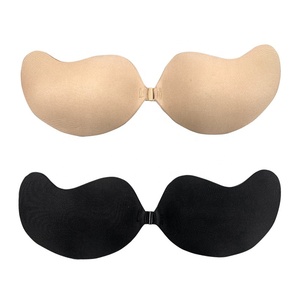 Reggiseno invisibile a forma di Mango Push Up autoadesivo senza spalline senza schienale reggiseno appiccicoso copertura del <span class=keywords><strong>capezzolo</strong></span> in <span class=keywords><strong>Silicone</strong></span> - Product Image 1